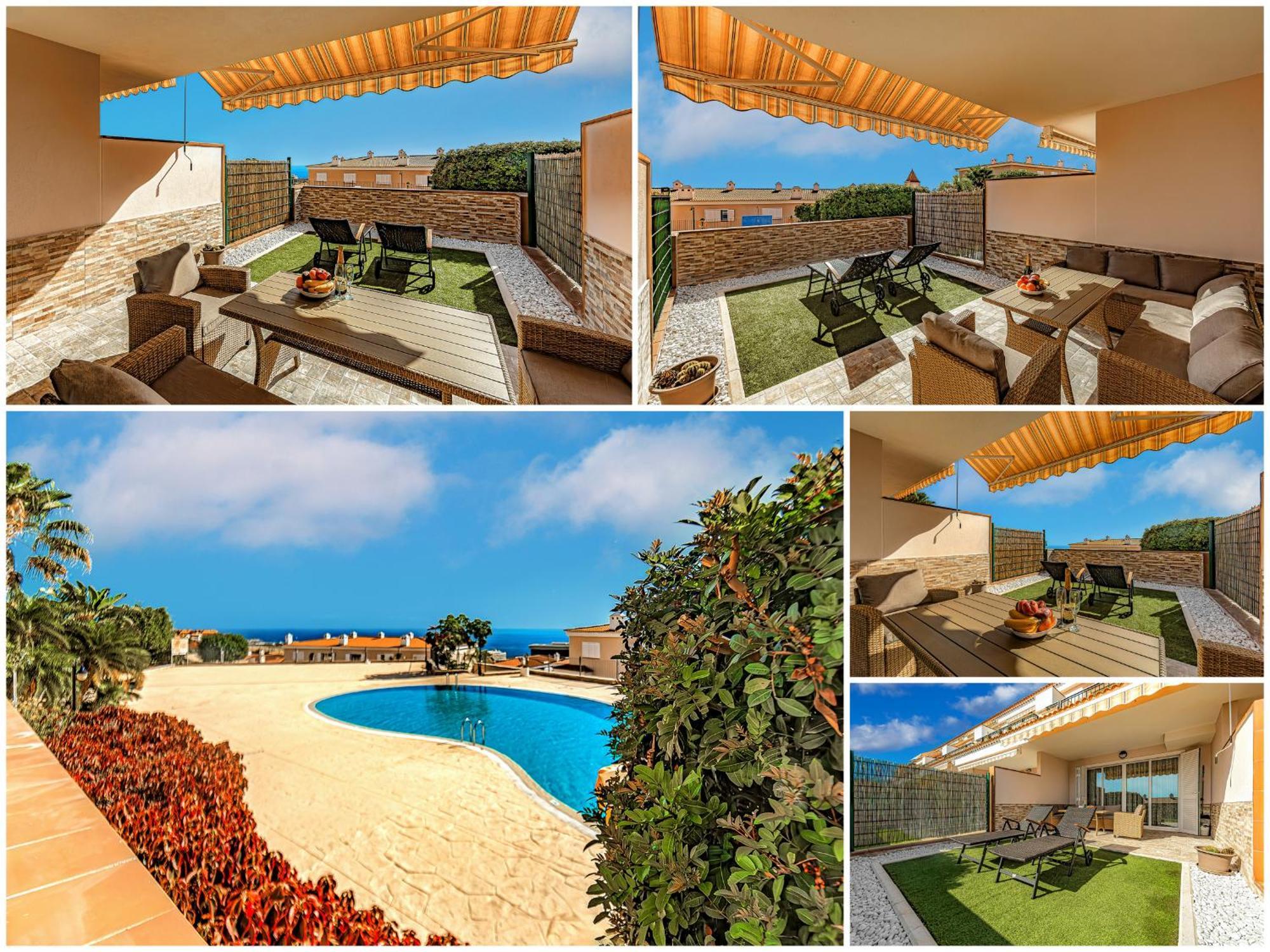 Spacious Ocean View Family Townhouse Пуэрто-де-Сантьяго Экстерьер фото